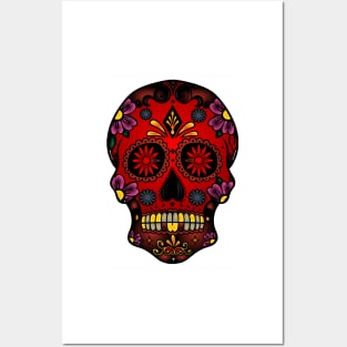 Sugar Skull 01 (Style:92) Posters and Art